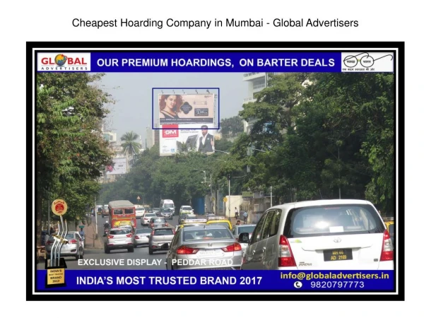 Cheapest Hoarding in Mumbai - Global Advertisers