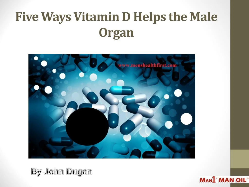 five ways vitamin d helps the male organ