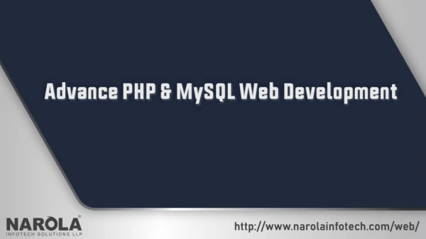 Hire Expert PHP Developer from India - Narola Infotech