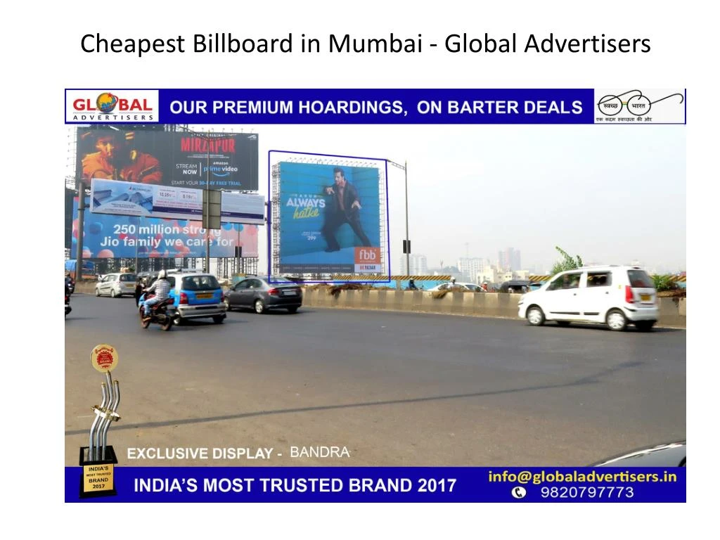 cheapest billboard in mumbai global advertisers