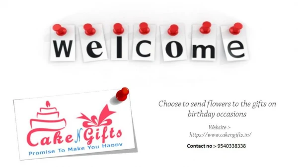 Choose to send flowers to the gifts on birthday occasions