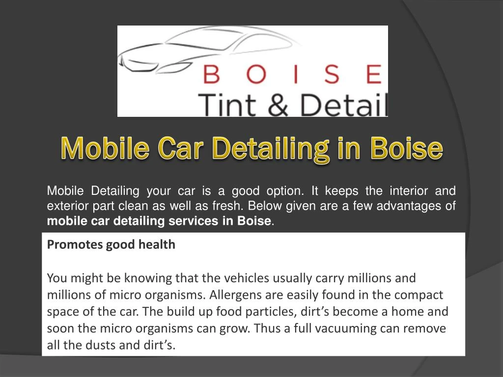 mobile car detailing in boise