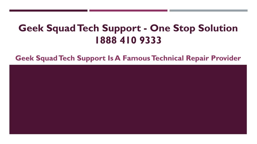 geek squad tech support one stop solution 1888 410 9333