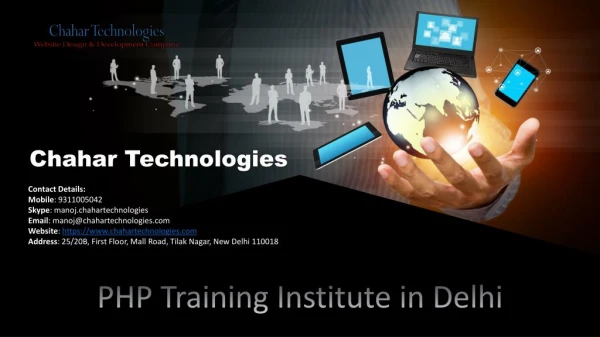 PHP Training Institute in Delhi