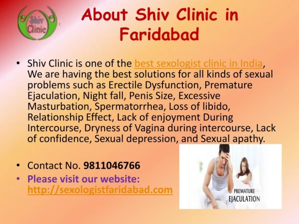 Top Best Sexologist in Faridabad, Delhi NCR, India, Top Best Sex clinic in Faridabad, Delhi NCR, India, Top Best Sexolog