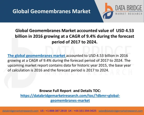 Global Geomembranes Market is Growing at a Significant Rate in the Forecast Period 2018-2025