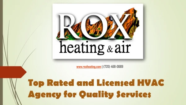 Top Rated and Licensed HVAC Agency for Quality Services