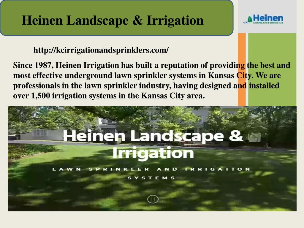 heinen landscape irrigation