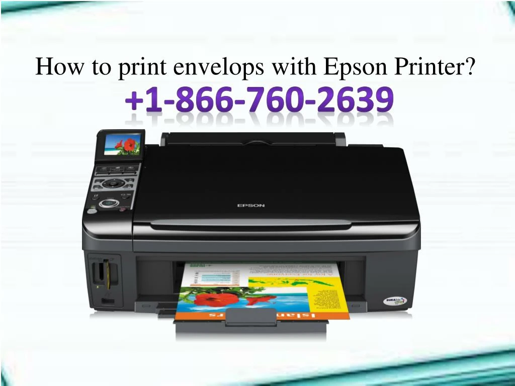 how to print envelops with epson printer