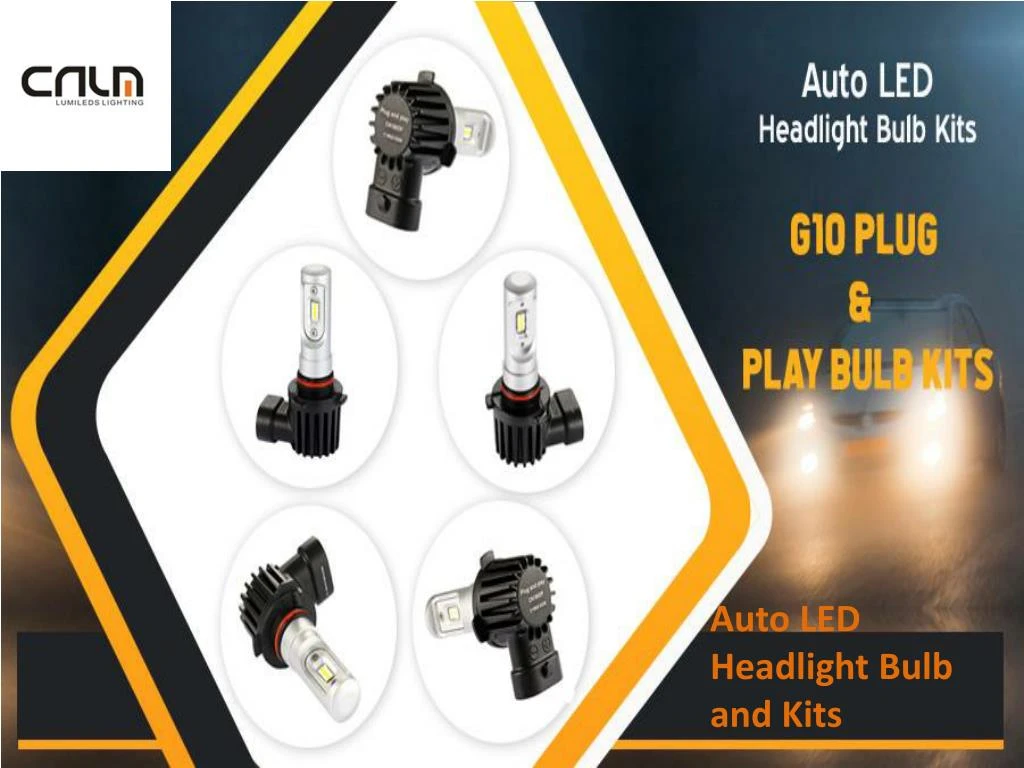 auto led headlight bulb and kits