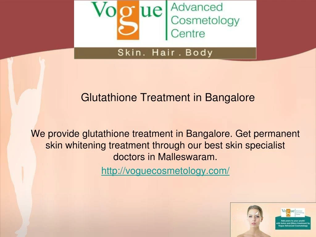 glutathione treatment in bangalore