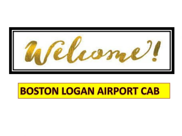 Boston airport car service | Logan airport car ma