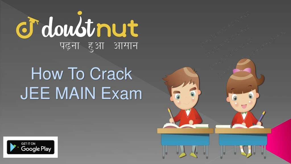 how to crack jee main exam