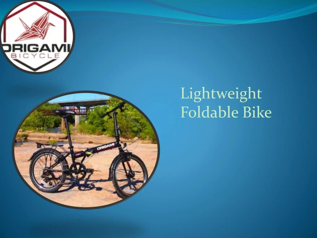 lightweight foldable bike
