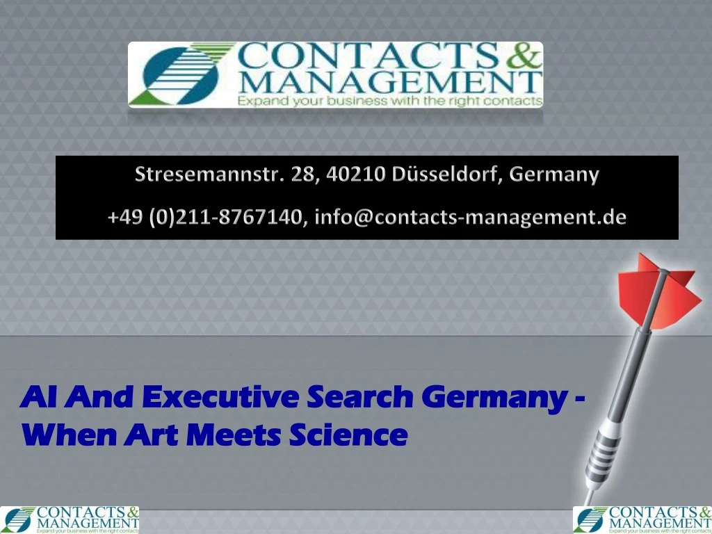 ai and executive search germany ai and executive