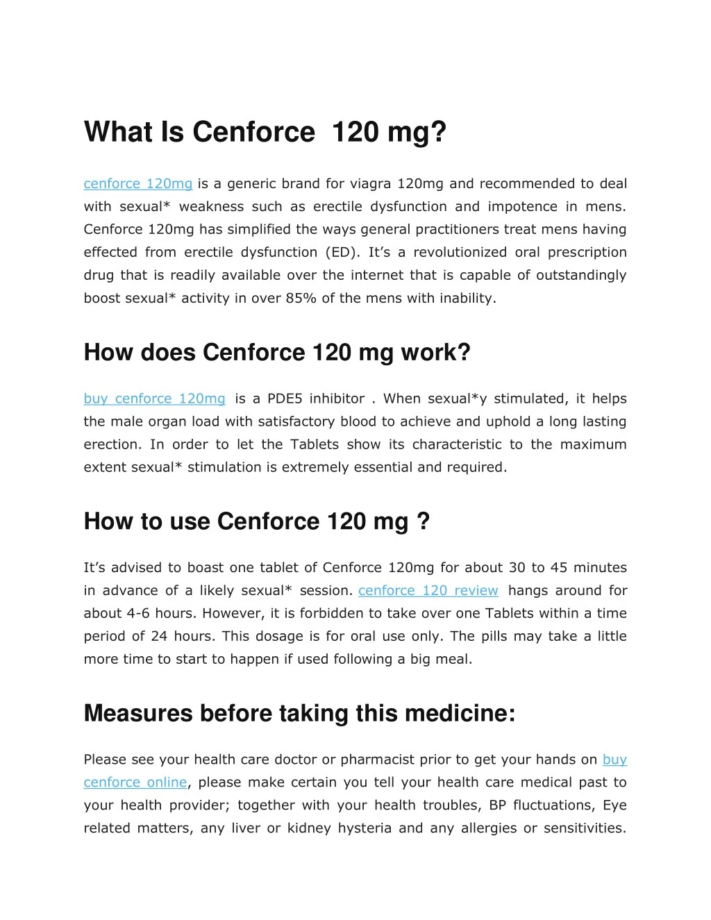 what is cenforce 120 mg