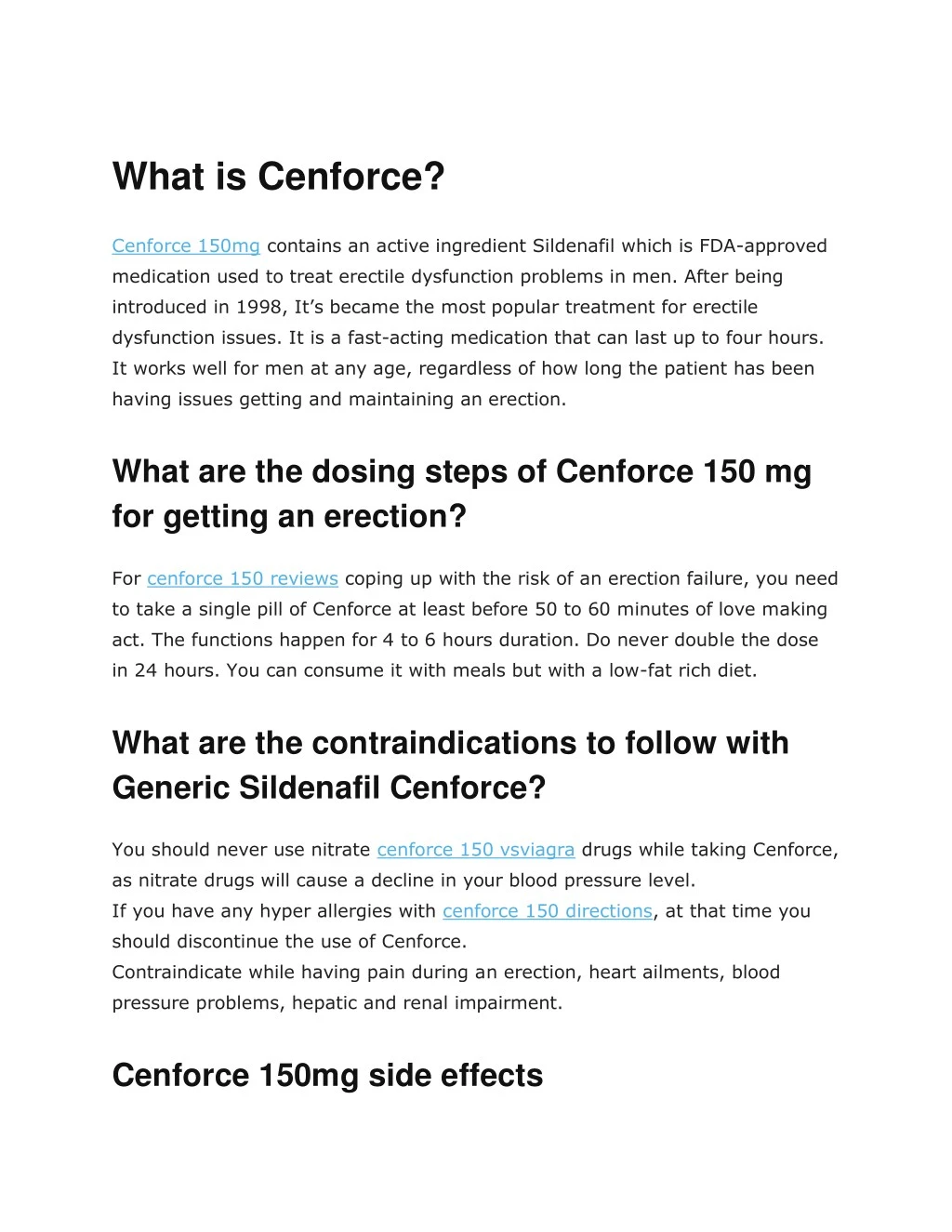 what is cenforce