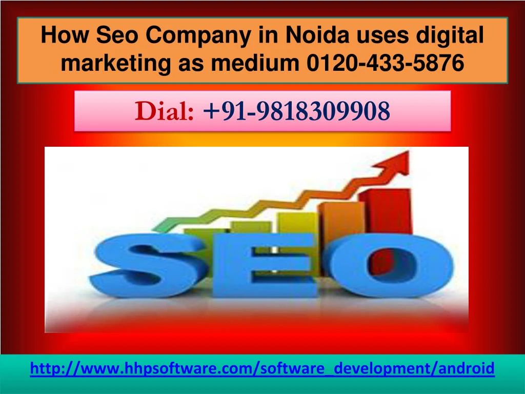 how seo company in noida uses digital marketing