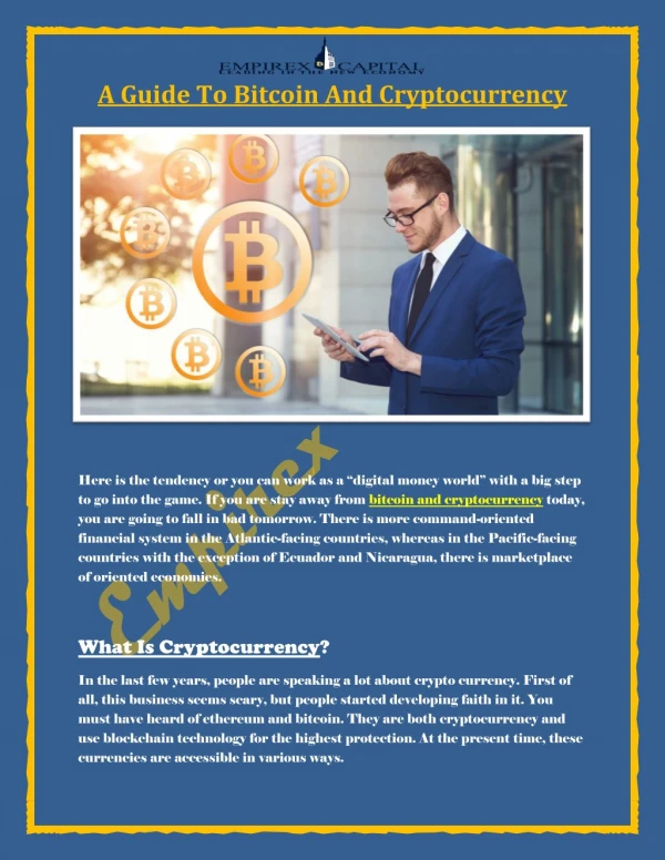 Bitcoin and Cryptocurrency