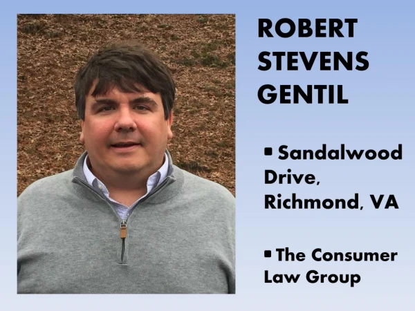 Robert Gentil | Intake Specialist and Legal Assistant | ROBERT STEVENS GENTIL