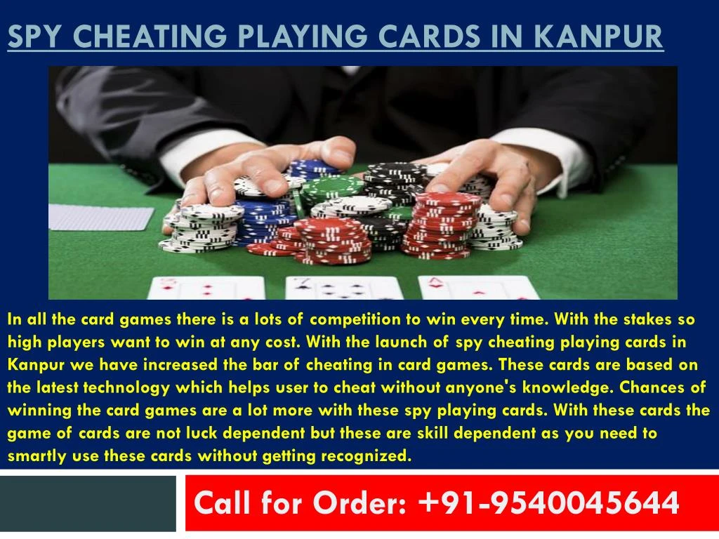 spy cheating playing cards in kanpur