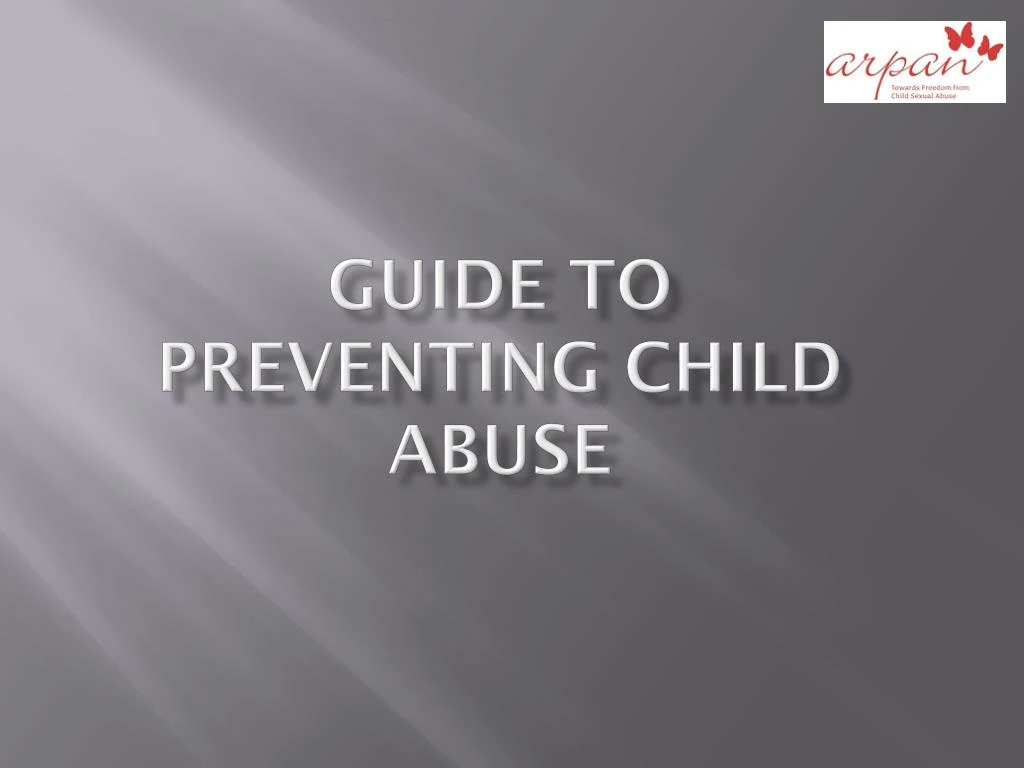 guide to preventing child abuse