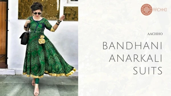 Bandhani Anarkali Suits