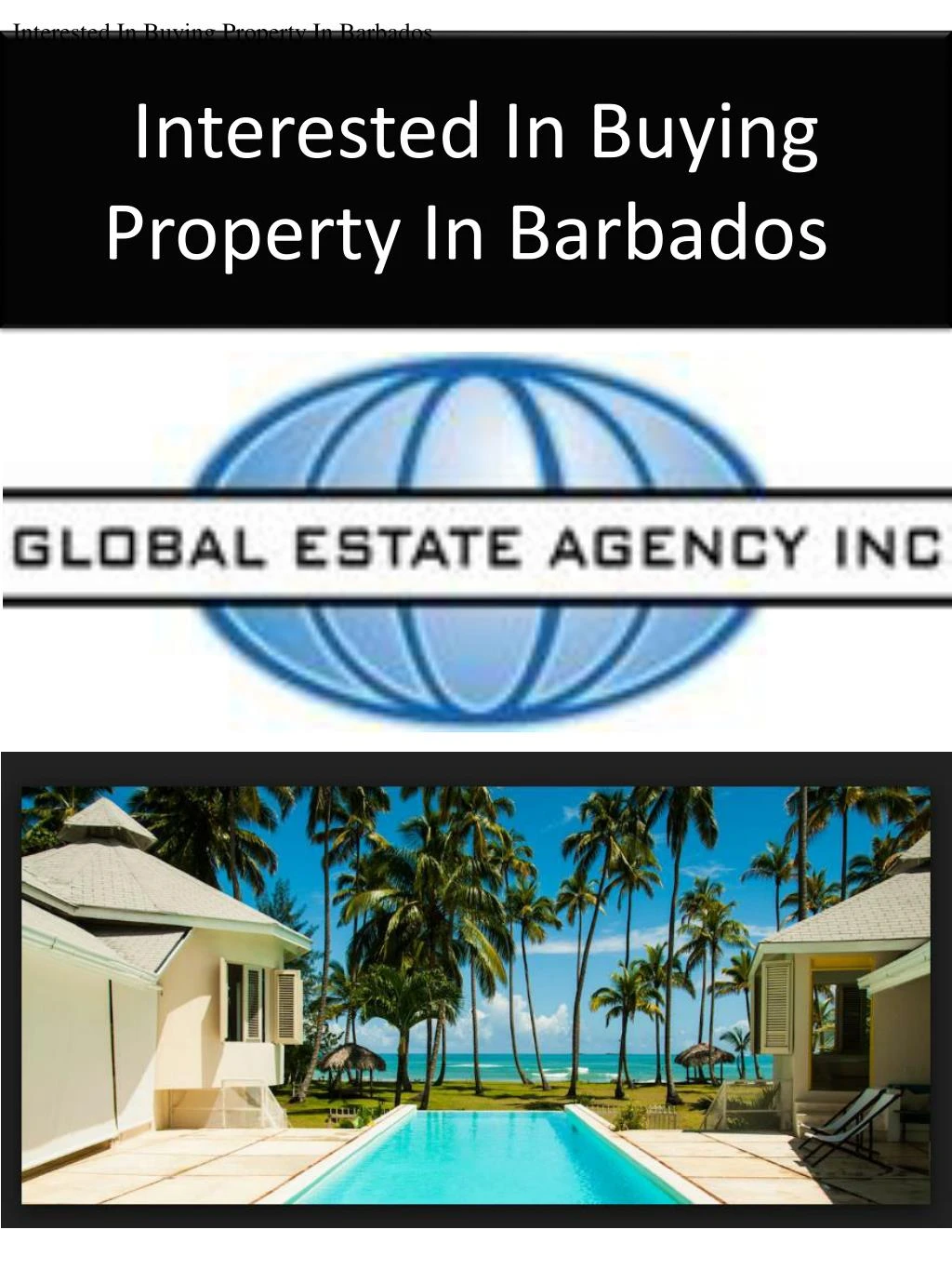 interested in buying property in barbados