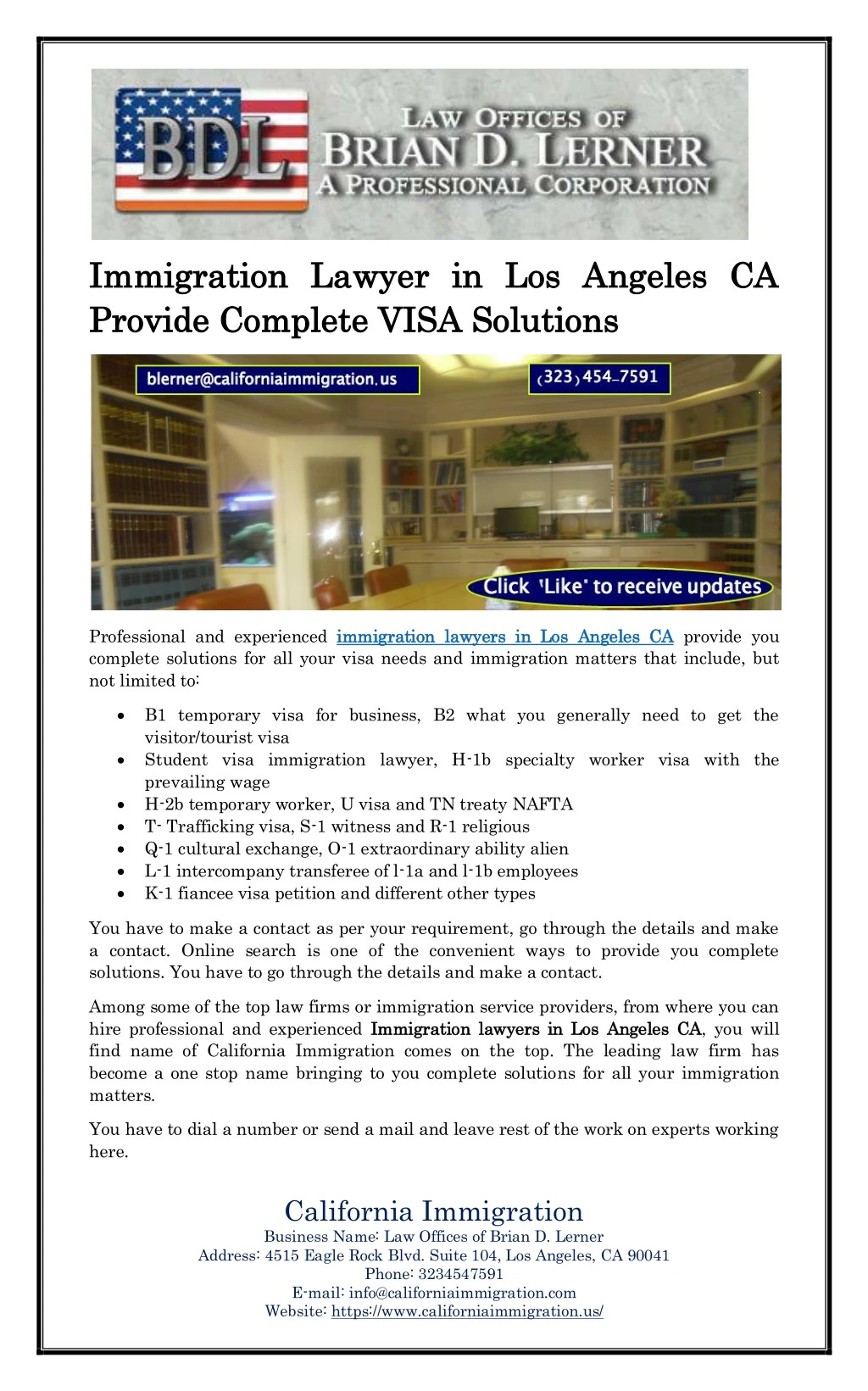 immigration lawyer in los angeles ca immigration