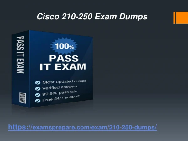 Latest Cisco 210-250 exam dumps