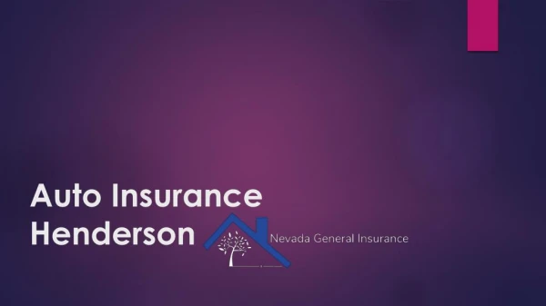 Auto Insurance Henderson