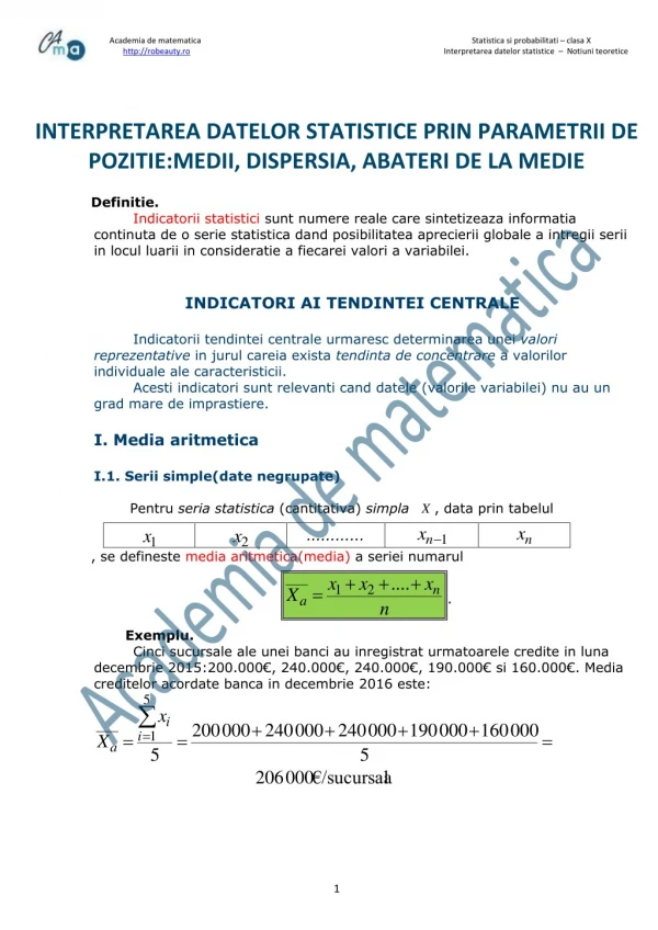 academia de matematica
