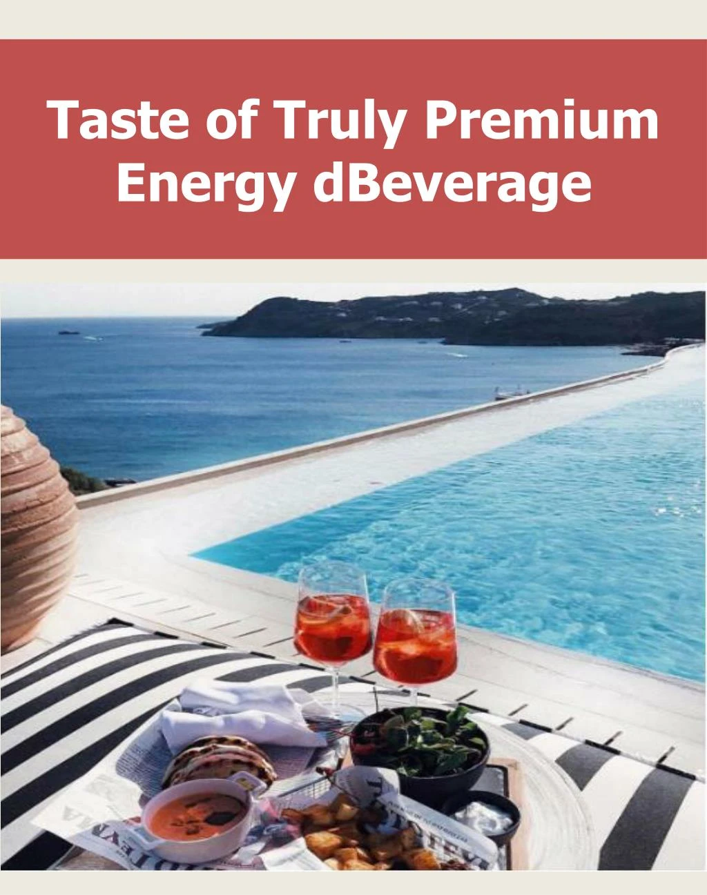 taste of truly premium energy dbeverage