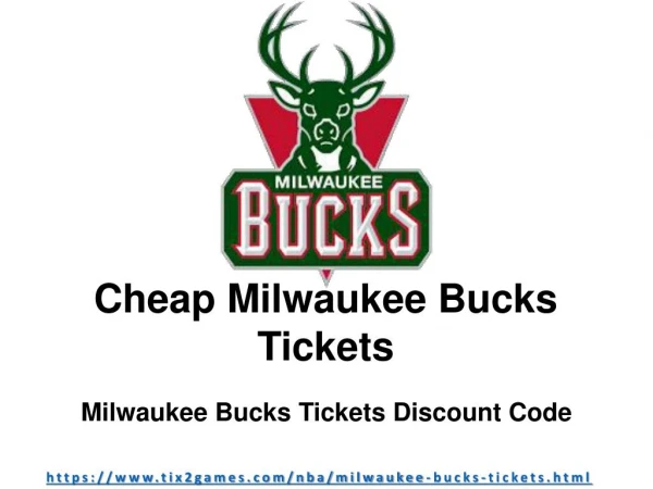 Milwaukee Bucks Tickets at Tix2games
