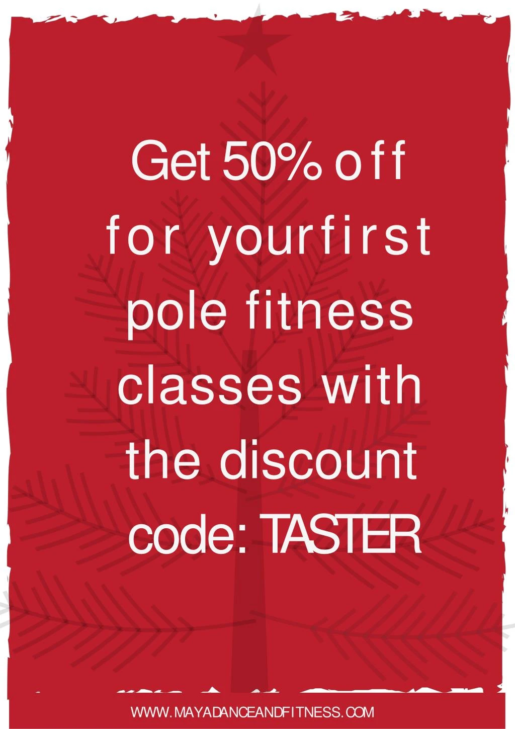 get 50 off for your first pole fitness classes