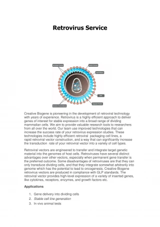 Retrovirus Service - slide 1