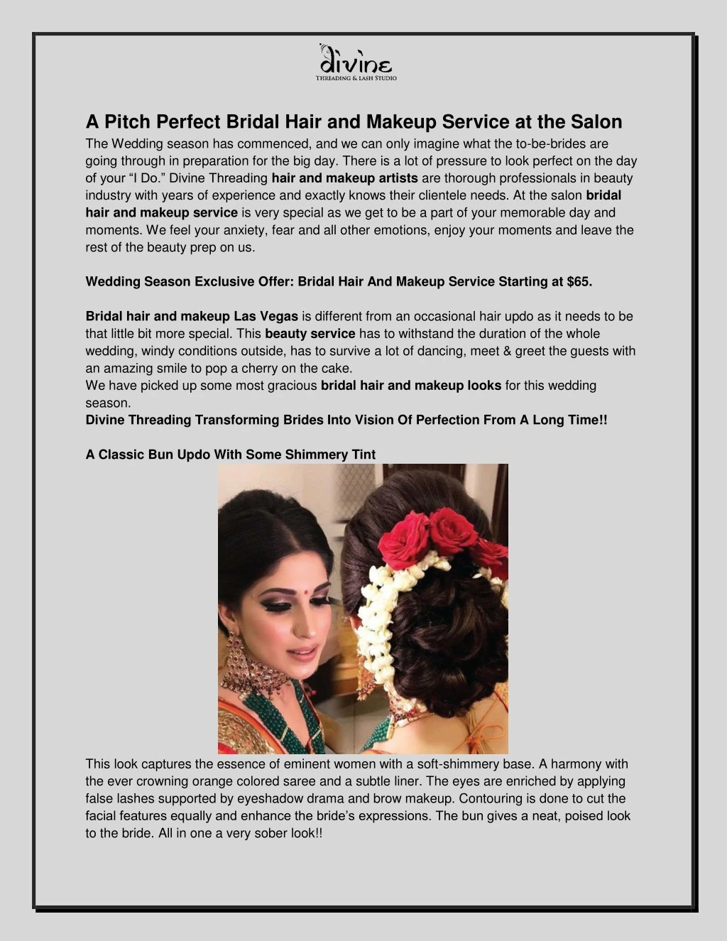 a pitch perfect bridal hair and makeup service