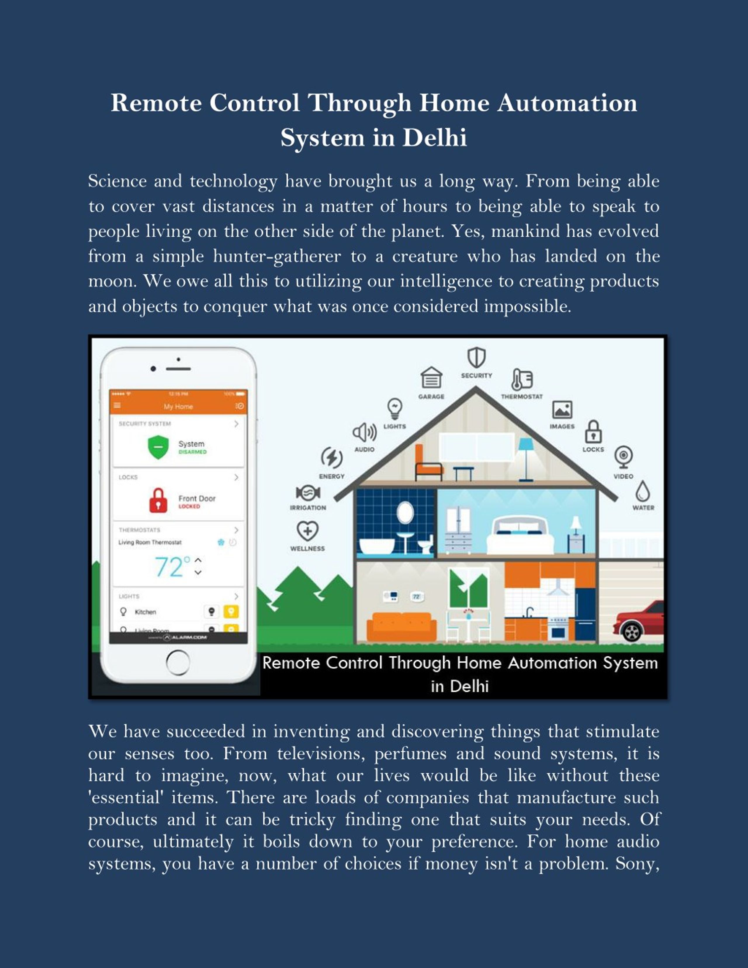 PPT - Remote Control Through Home Automation System in Delhi PowerPoint ...
