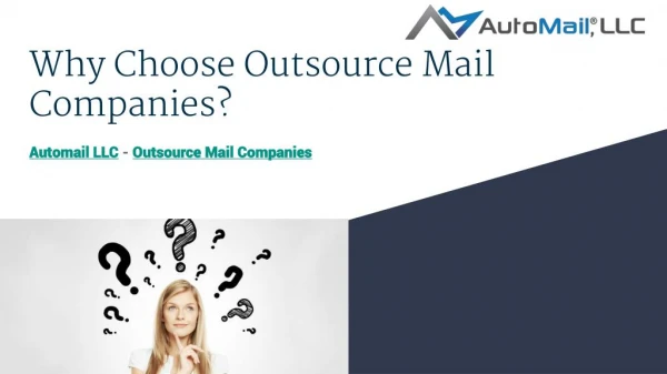 Why choose outsource mail companies?