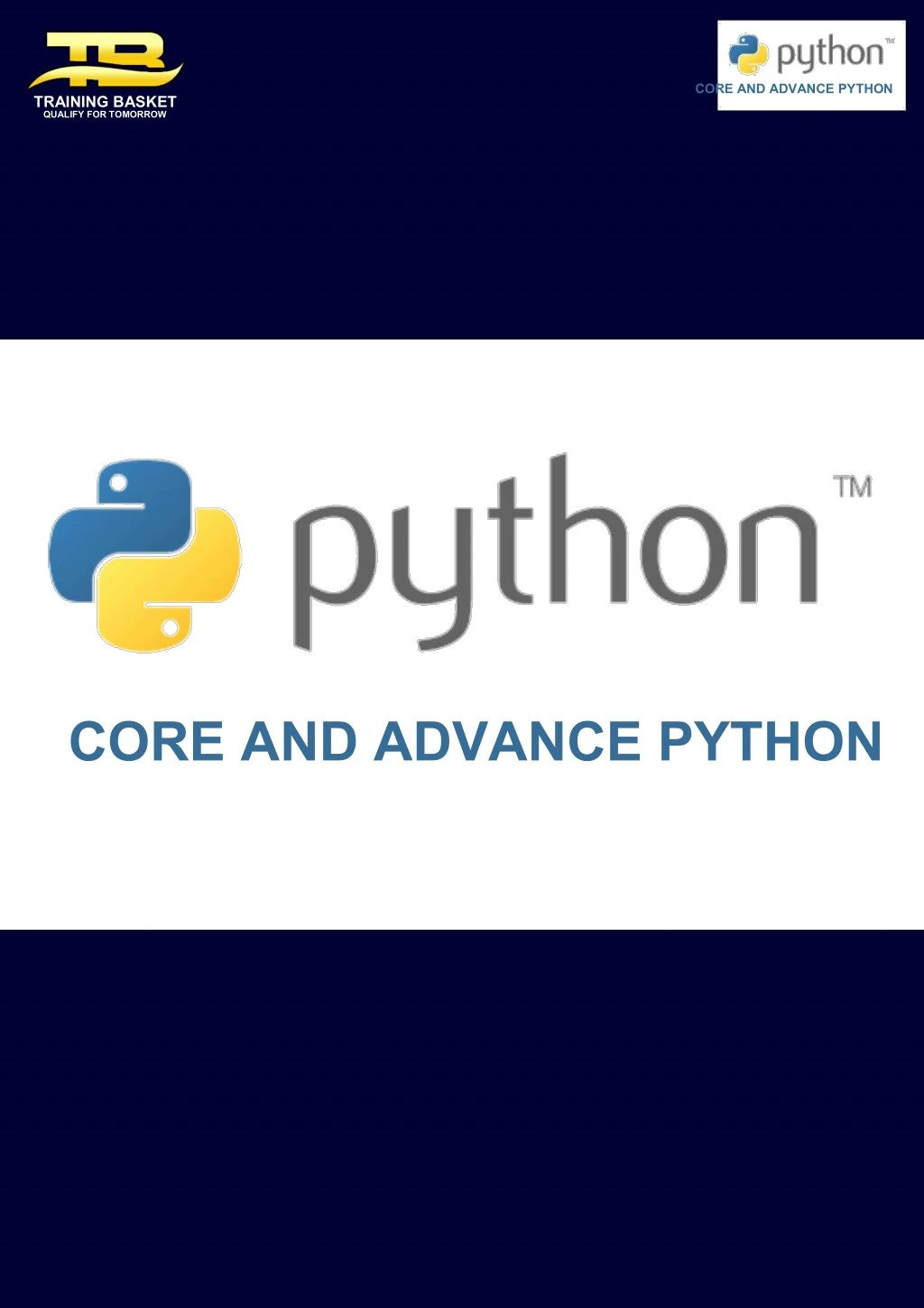 core and advance python