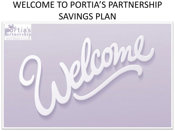 Portia Partnership Savings Plan