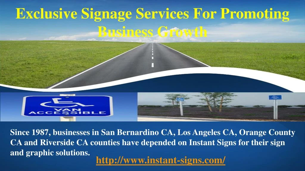 exclusive signage services for promoting business