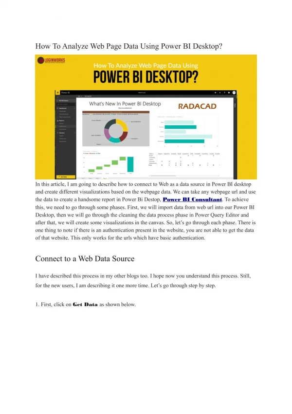 How To Analyze Web Page Data Using Power BI Desktop?