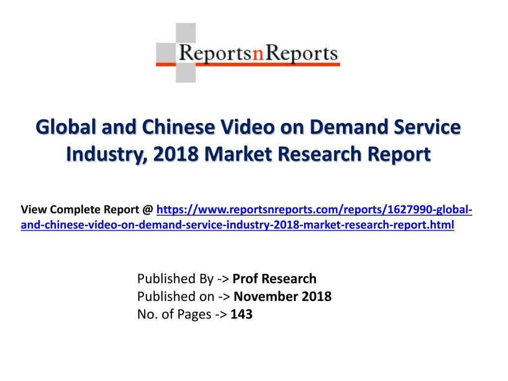 global and chinese video on demand service