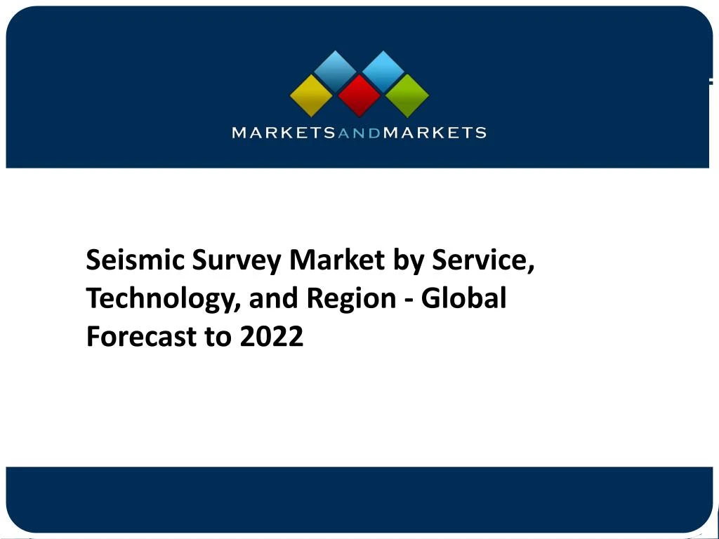 seismic survey market by service technology