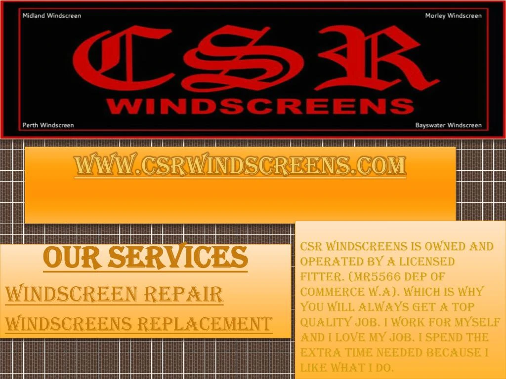 our services windscreen repair windscreens replacement