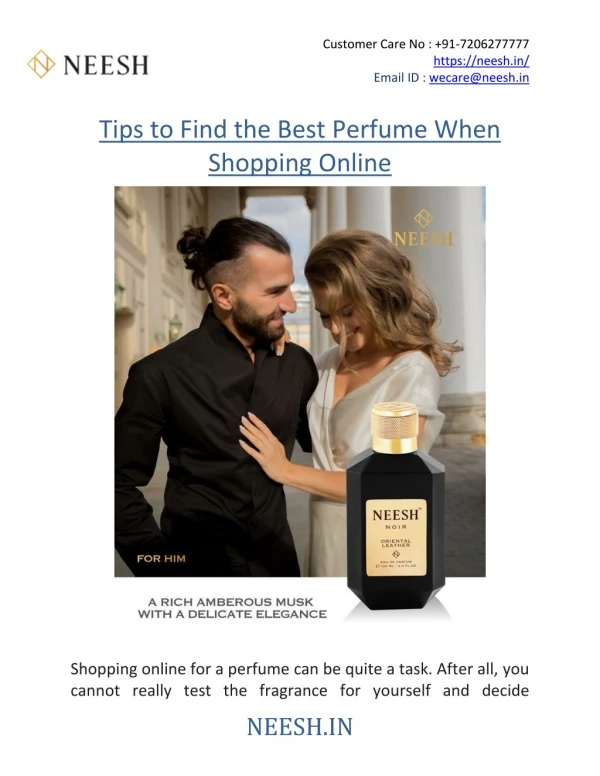 Tips to Find the Best Perfume When Shopping Online
