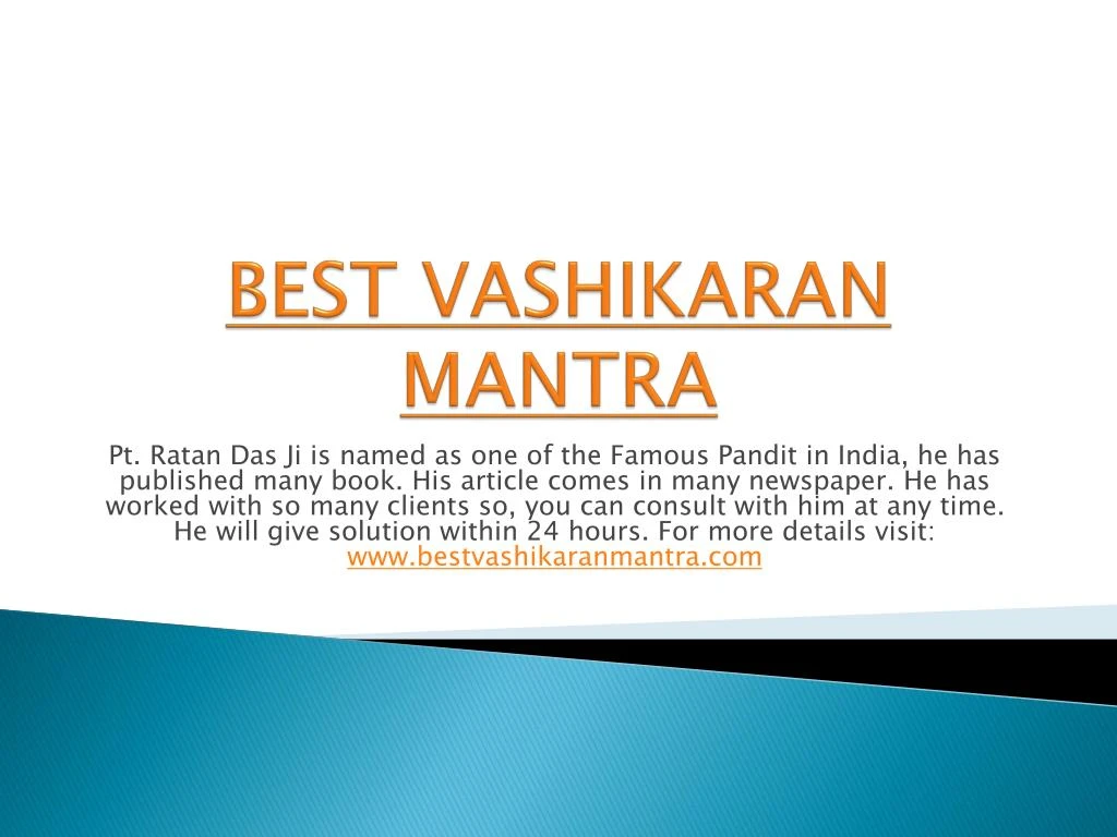 best vashikaran mantra
