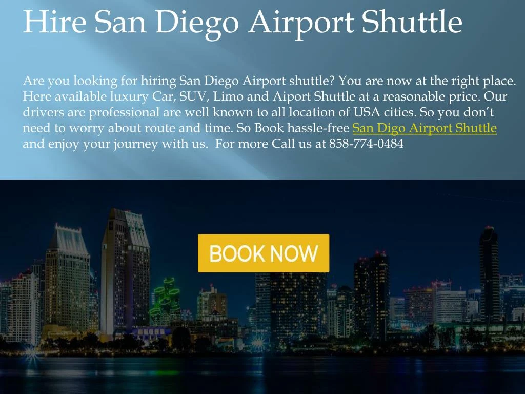 hire san diego airport shuttle