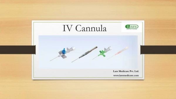 IV Cannula